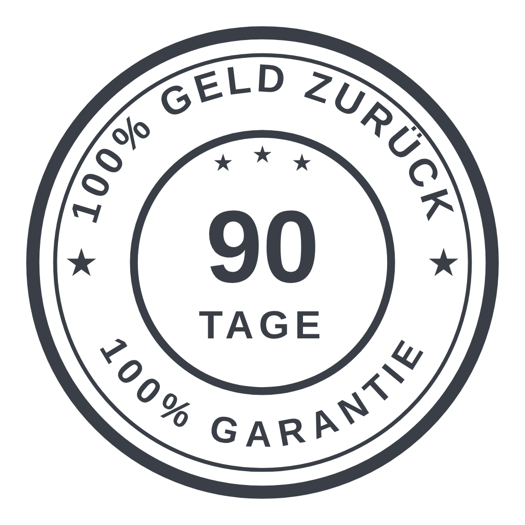 + 90 Tage Garantie