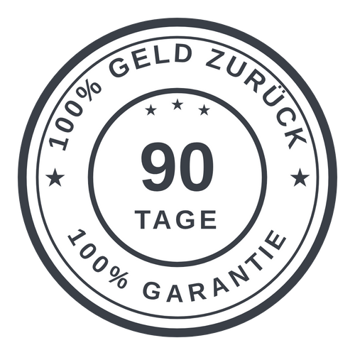 + 90 Tage Garantie